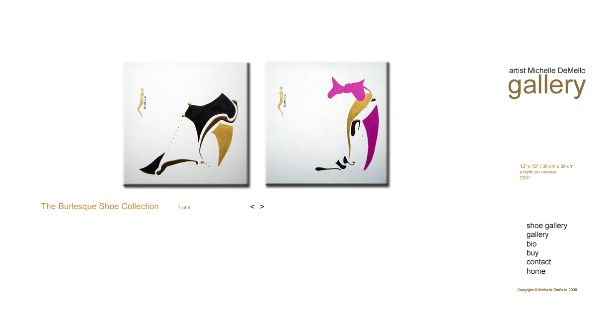 the burlesque shoe collection